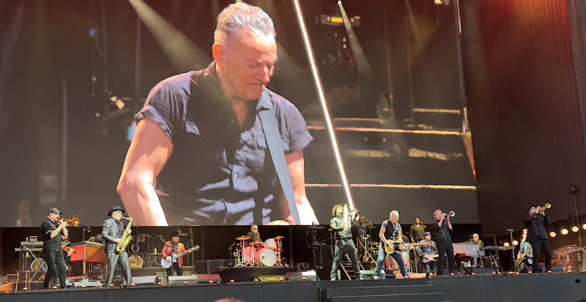 Final show of the tour for me, first one with my son. Thanks <a href="/springsteen/">Bruce Springsteen</a> for a great summer. Great catching up with old friends and making some great new ones.  “I’ll see you further on up the road”  #springsteen #BSTHydePark
