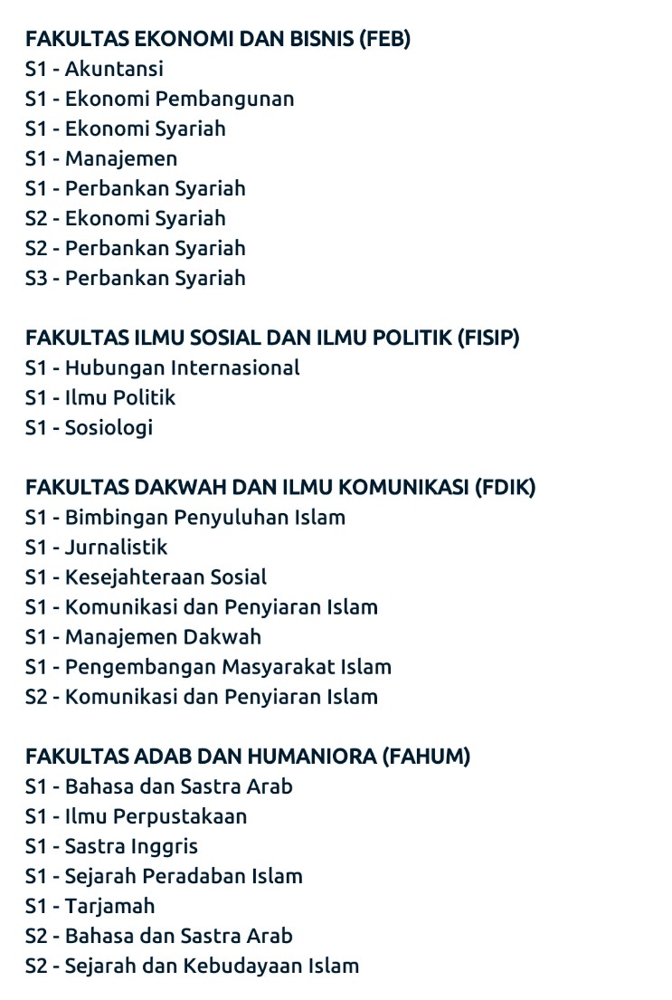 IDGeografi's tweet photo. UIN Syarif Hidayatullah Jakarta (UIN Jakarta)
Fakultas dan Jurusan

#uinjakarta #GI_fakultasdanjurusan https://t.co/QKpo2Q2qg2
