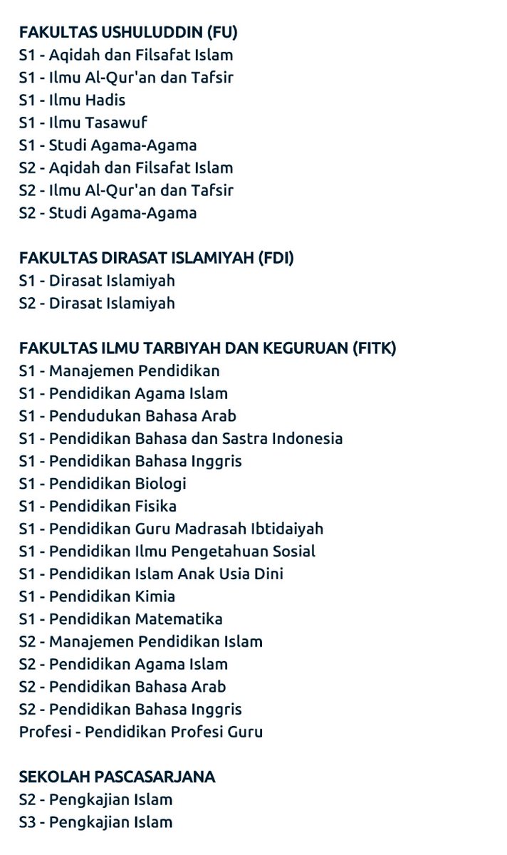 IDGeografi's tweet photo. UIN Syarif Hidayatullah Jakarta (UIN Jakarta)
Fakultas dan Jurusan

#uinjakarta #GI_fakultasdanjurusan https://t.co/QKpo2Q2qg2