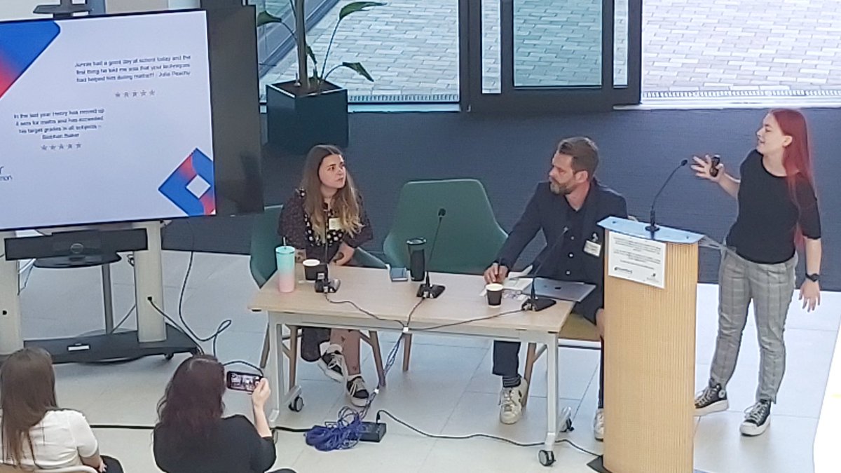 Next up the formidable <a href="/Caitie_Glover/">Caitlin Glover</a> showing how your great ideas, with a good dose of passion and the right support can be an amazing business that solves real problems.

Amazing presentation - what a brilliant mind 💡