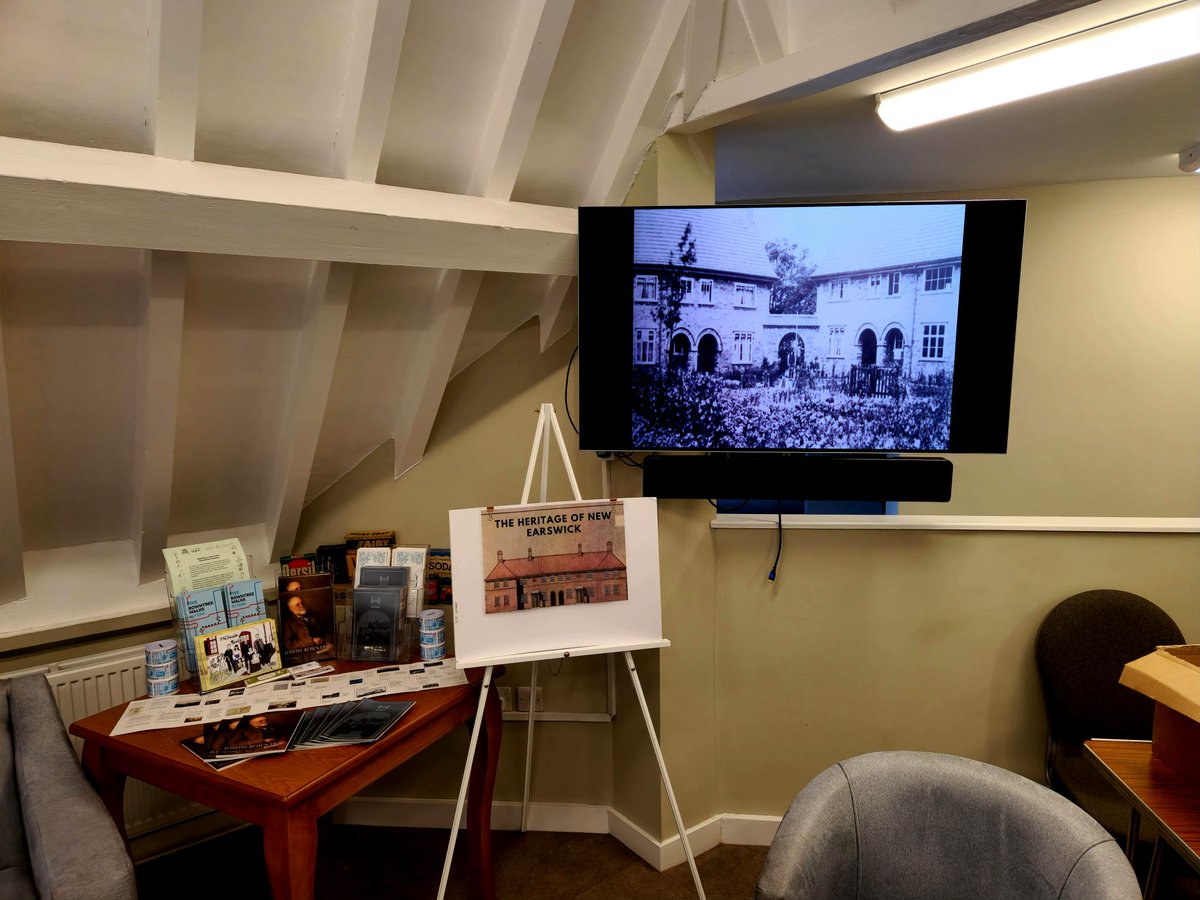 New Earswick Folk Hall (@jrht_folkhall) on Twitter photo Do you want to learn about the History of New Earswick?
Then come visit the Folk Hall Heritage area, upstairs on the mezzanine, where there are a number of different booklets and leaflets made by <a href="/rowntreesoc/">The Rowntree Society</a> for you to take and learn a bit more about this special place! Do you want to learn about the History of New Earswick?
Then come visit the Folk Hall Heritage area, upstairs on the mezzanine, where there are a number of different booklets and leaflets made by <a href="/rowntreesoc/">The Rowntree Society</a> for you to take and learn a bit more about this special place!