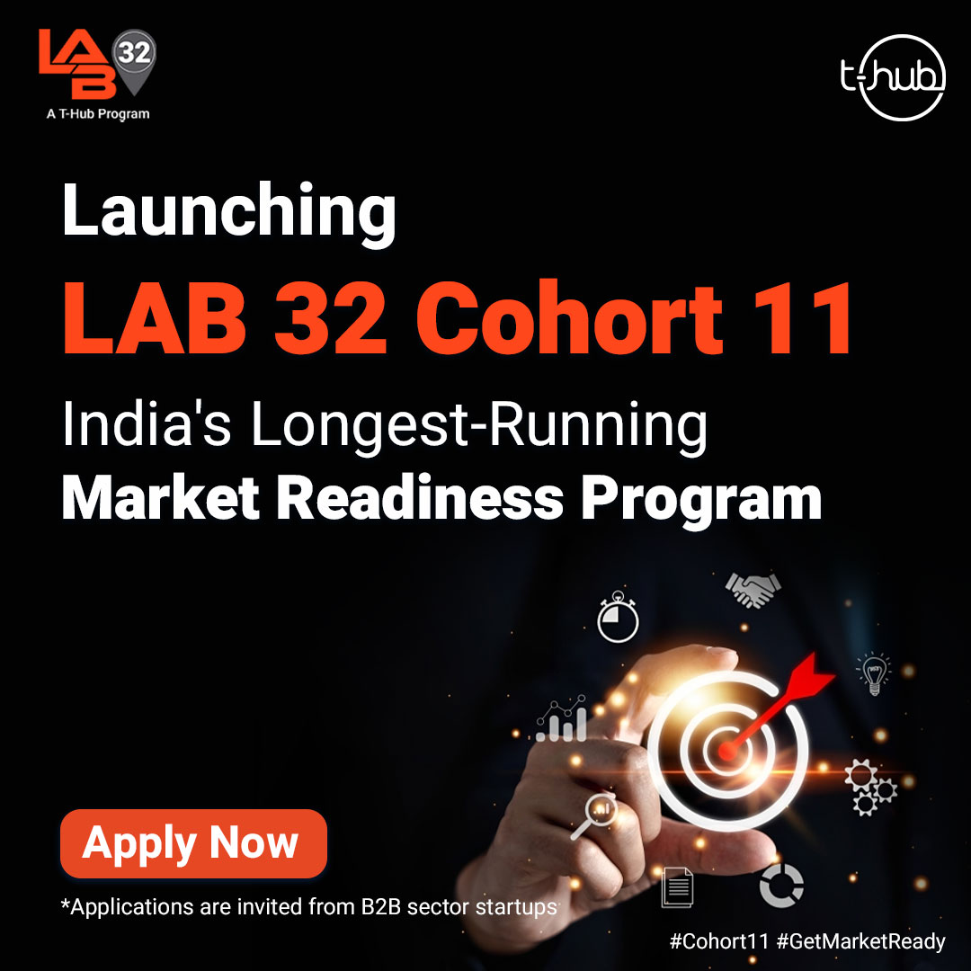 Lab32THub's tweet image. #India’s longest-running market-readiness program,
#Lab32 invites applications for Cohort 11!  

Join now to build a market-centric product and an action plan to tap into relevant market opportunities.  

Apply Now: bit.ly/43gC8vy 

#GrowWithLab32