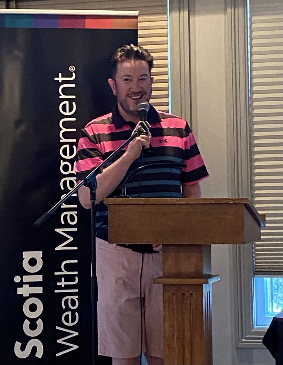 A wicked day as always at the ⁦<a href="/GallivanGolf/">Danny Gallivan Golf</a>⁩ Tournament. Honoured to serve as emcee. Big bucks raised for ⁦<a href="/CFCanada/">Cystic Fibrosis Canada</a>⁩