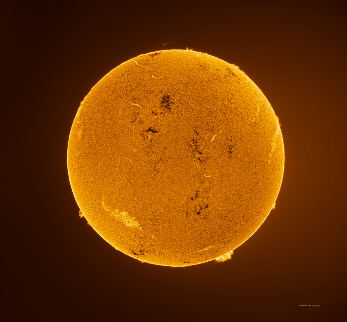 Carballada's tweet photo. https://t.co/oqUvHDc1gW

Initial capture before to use a Powermate 2,5 to increase focal length.

Really interesting how the Sun is increasing the activity.. and what we will see on the next years!!
Equipment
Imaging Telescopes Or Lenses
Lunt

https://t.co/mDBvzhRP1U https://t.co/ZM7Rb6PoEf