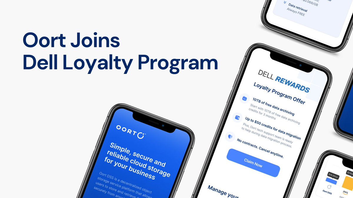 oortech's tweet photo. Introducing Oort’s new partner: @dell 💙

An unparalleled fusion of traditional tech and #Web3 is on the horizon 🌅

https://t.co/dBeODAf5uR https://t.co/pG0hYswHr4