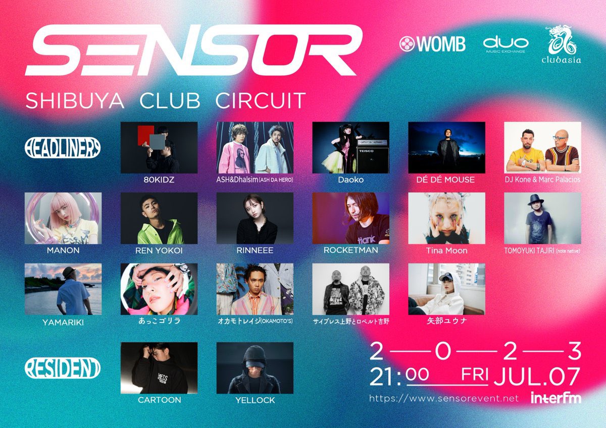 ashdahero's tweet photo. ／
📢本日開催‼
＼

SHIBUYA CLUB CIRCUIT
『SENSOR vol.2』

ASH&amp;Dhalsimの出演は
duo MUSIC EXCHANGEで【25:30〜】

楽しみましょう🔥

https://t.co/9klbbL39lS

@SENSOR_STAFF
@ash_ashdahero 
@DJDhalsim_ADH 
#SENSOR0707
#ASHDAHERO #ADH https://t.co/zA1FgXtDqp