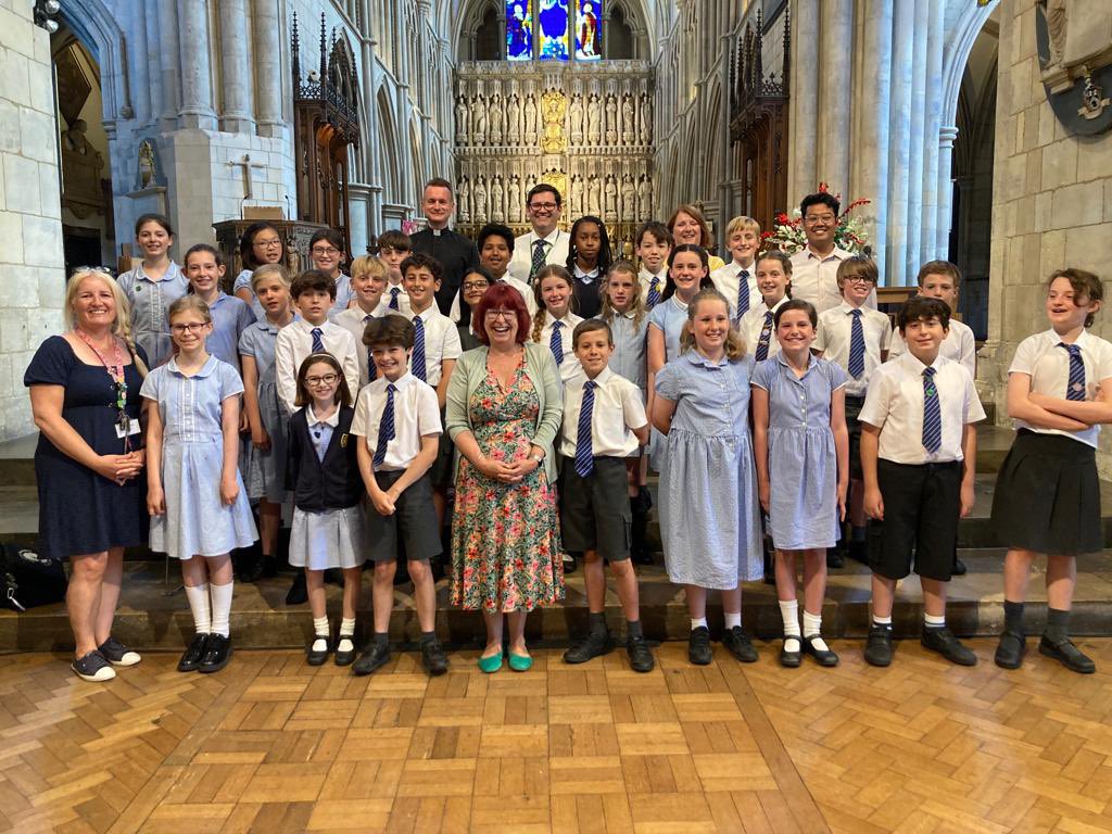 A joy to be at Southwark Cathedral today for the Year 6 Leavers Service. All Saints’ was one of three Diocesan schools to contribute in music to the service. Of course Mr RV had written something specially ‘Faithful to You’ and of course Y6 sang it, and accompanied it beautifully