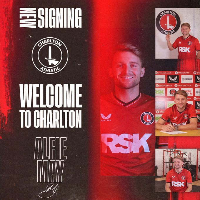 EFLInsider_'s tweet photo. 🚨✅CONFIRMED:

Alfie may pens 2 year deal with option of a further year, for an undisclosed fee!

BIG SIGNING FOR THE ADDICKS!

#CAFC #CTFC #EFL https://t.co/YijR7kSRiE