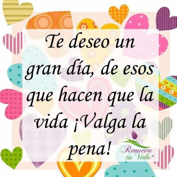 Que tengas un gran día! 
#FelizViernesATodos