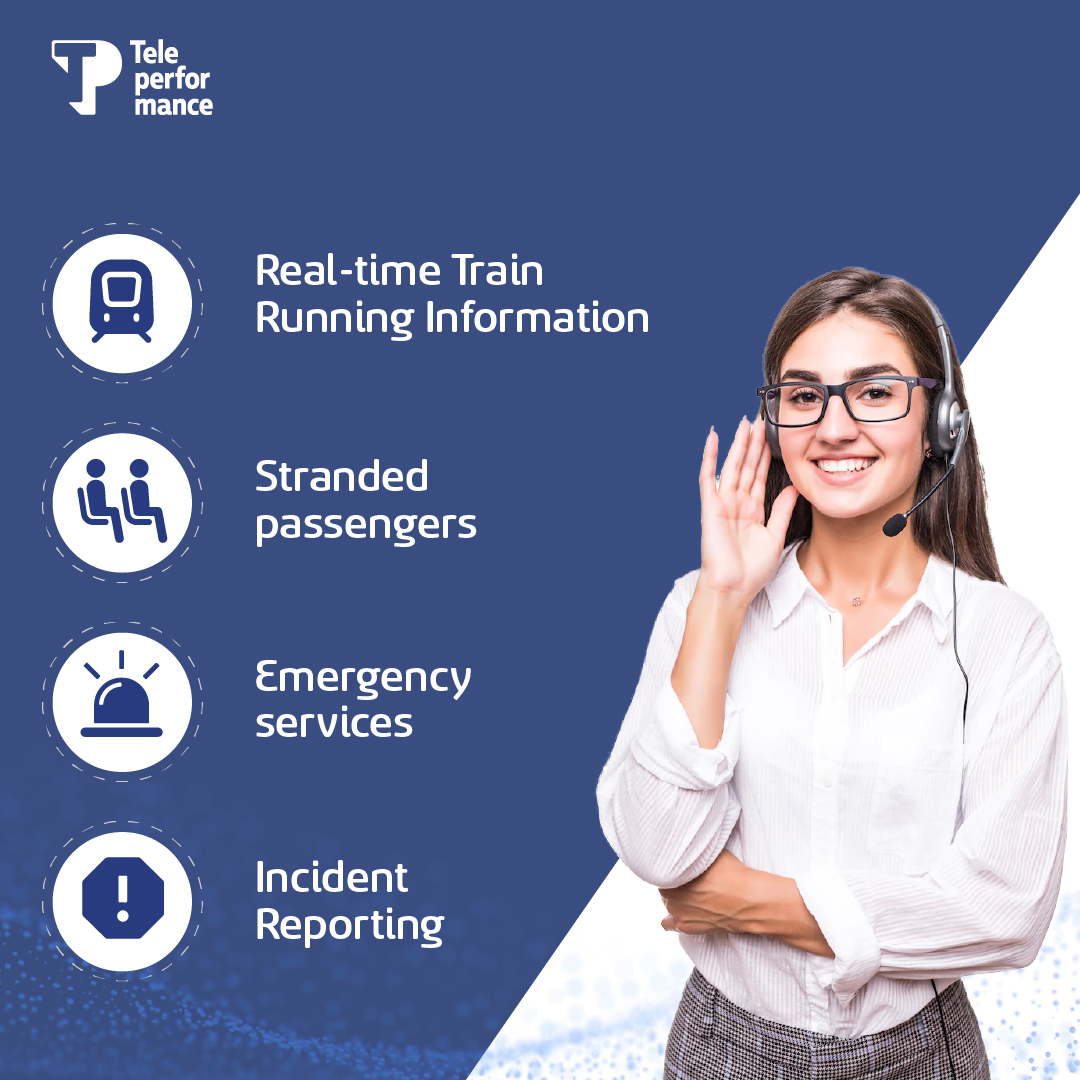 WeAreTPinIndia's tweet photo. Connect with our experts to know more.- https://t.co/CRXFSzGHJf

Your trusted service partner to provide travel information to clients across channels, including websites, via mobile phone apps and at stations.

#Teleperformance #Rail #RailDelivery #TPIndia https://t.co/XiQSQhf5nT