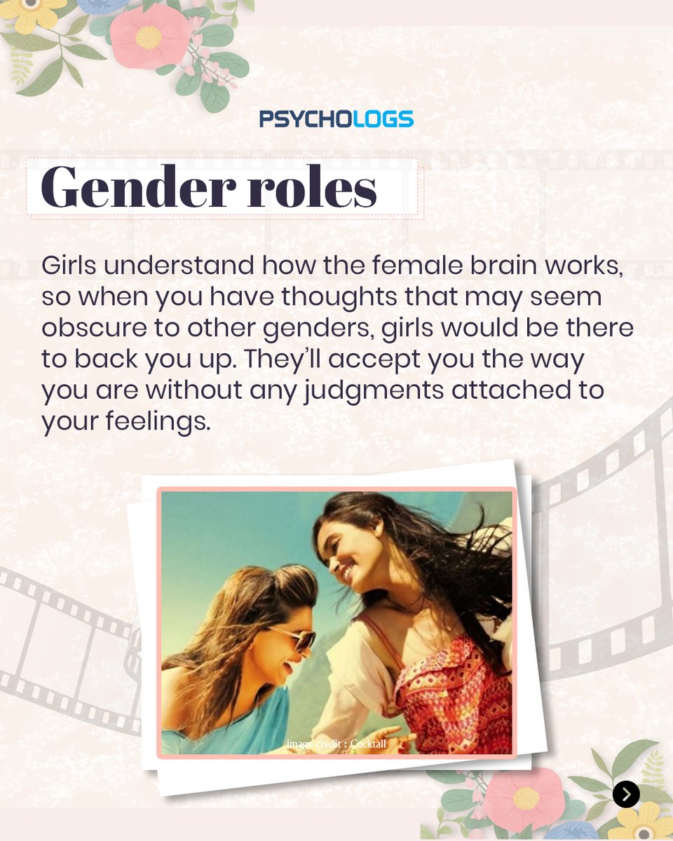 PsychologsIndia's tweet photo. Men and women do complement each other, but it’s important to have same-sex friendships as well.
#GirlSquad #BestiesForever #GirlPower #BFFs #FriendshipGoals #SquadGoals
#StrongWomen #SupportiveSisters #WomenEmpoweringWomen #mentalhealth #wellness #help #advises #support https://t.co/ZZp1chsO0P