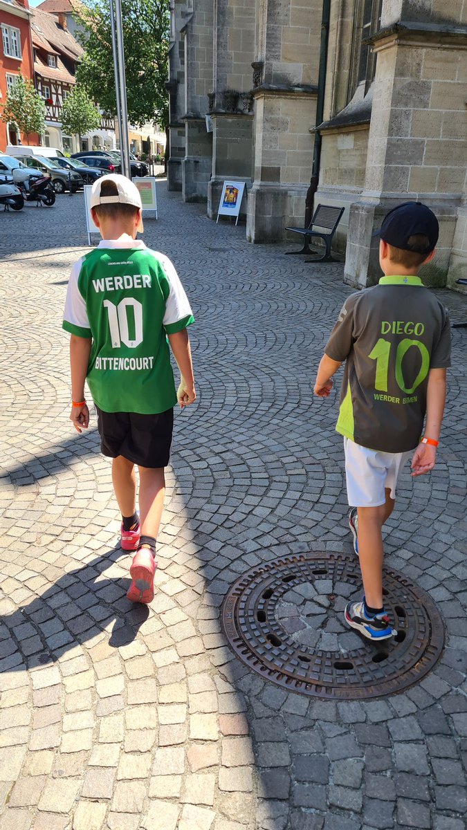 Unterwegs mit den zwei großen Werder-10ern #Urlaub