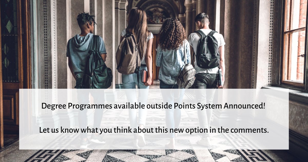 Minister Simon Harris has launched a landmark change to ensure undergraduate students can earn a university degree outside the points system. 👩‍🎓👨‍🎓 Read More: bit.ly/46Go8OW