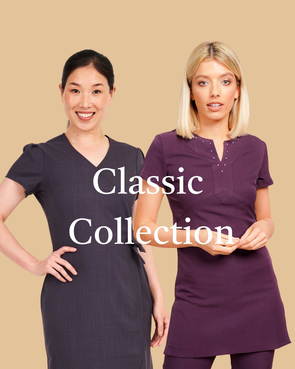 La_Beeby's tweet photo. Shop CLASSIC COLLECTION: https://t.co/OVCoWoDtR7 👗 
⠀
These tunics &amp; dresses have been designed with effortless, timeless elegance in mind! 
⠀
#classictunics #salonwear #labeeby  #beautyuniform #salonuniform https://t.co/VfrbdNp8iA