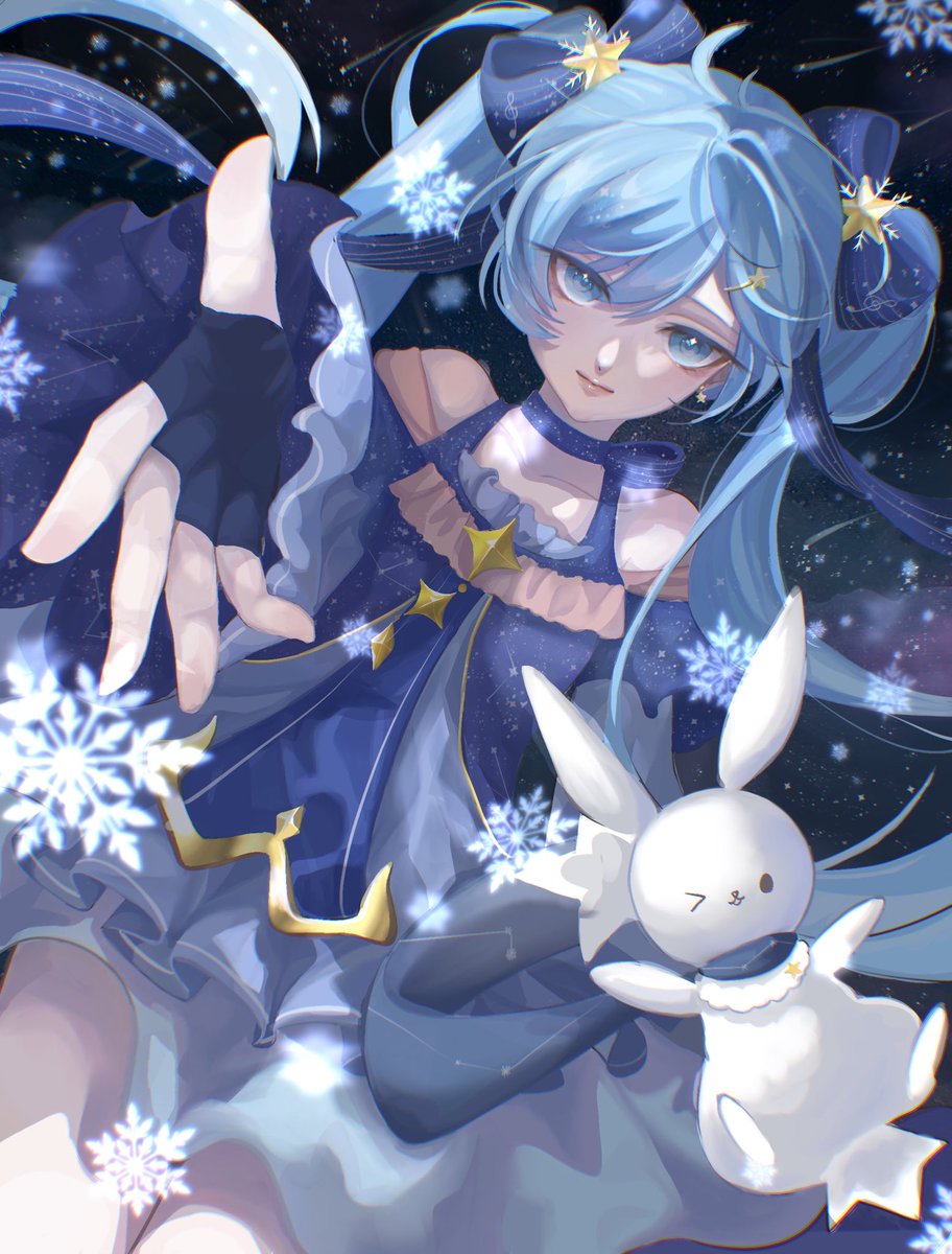hiyori_s0315's tweet photo. 初音未来
線画> @hiyori_s0315
色塗る>@Yuriko_805_ 

＃初音ミク #イラスト https://t.co/OszhnwA5Rl