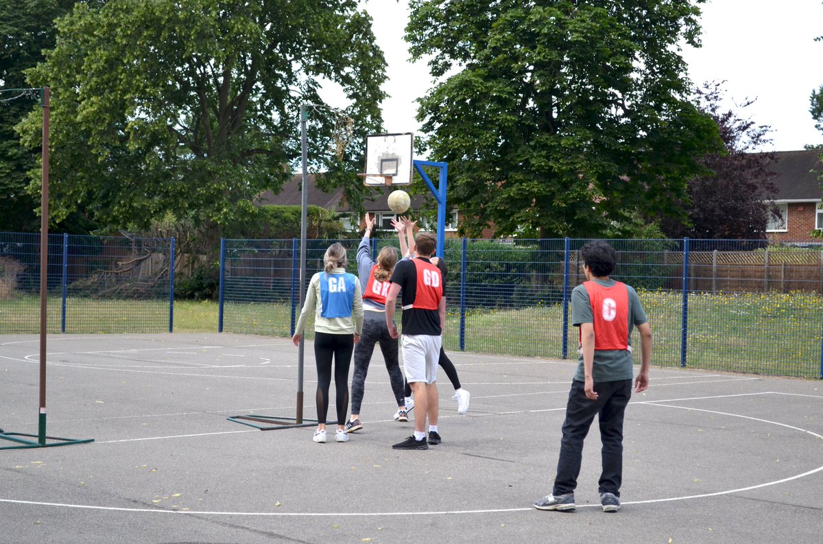 StPaulsSurrey's tweet photo. Fierce competition between the Year 12 students in the inter-tutor group netball competition this week. #tutorcompetition #netball #sixthformlife https://t.co/rWILfP2vzG