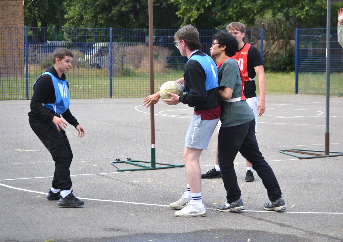 StPaulsSurrey's tweet photo. Fierce competition between the Year 12 students in the inter-tutor group netball competition this week. #tutorcompetition #netball #sixthformlife https://t.co/rWILfP2vzG