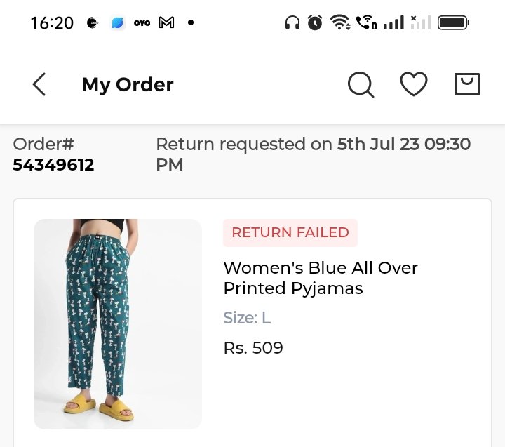 shasha_sau's tweet photo. @bewakoof Reverse Pickup Order Id: 54349612 . The courier partner refused to accept the pickup as the image was not visible on his mobile. After dropping several emails no one is responding. Please help me to get this product returned and initiate a refund. https://t.co/kYec5YFjbp