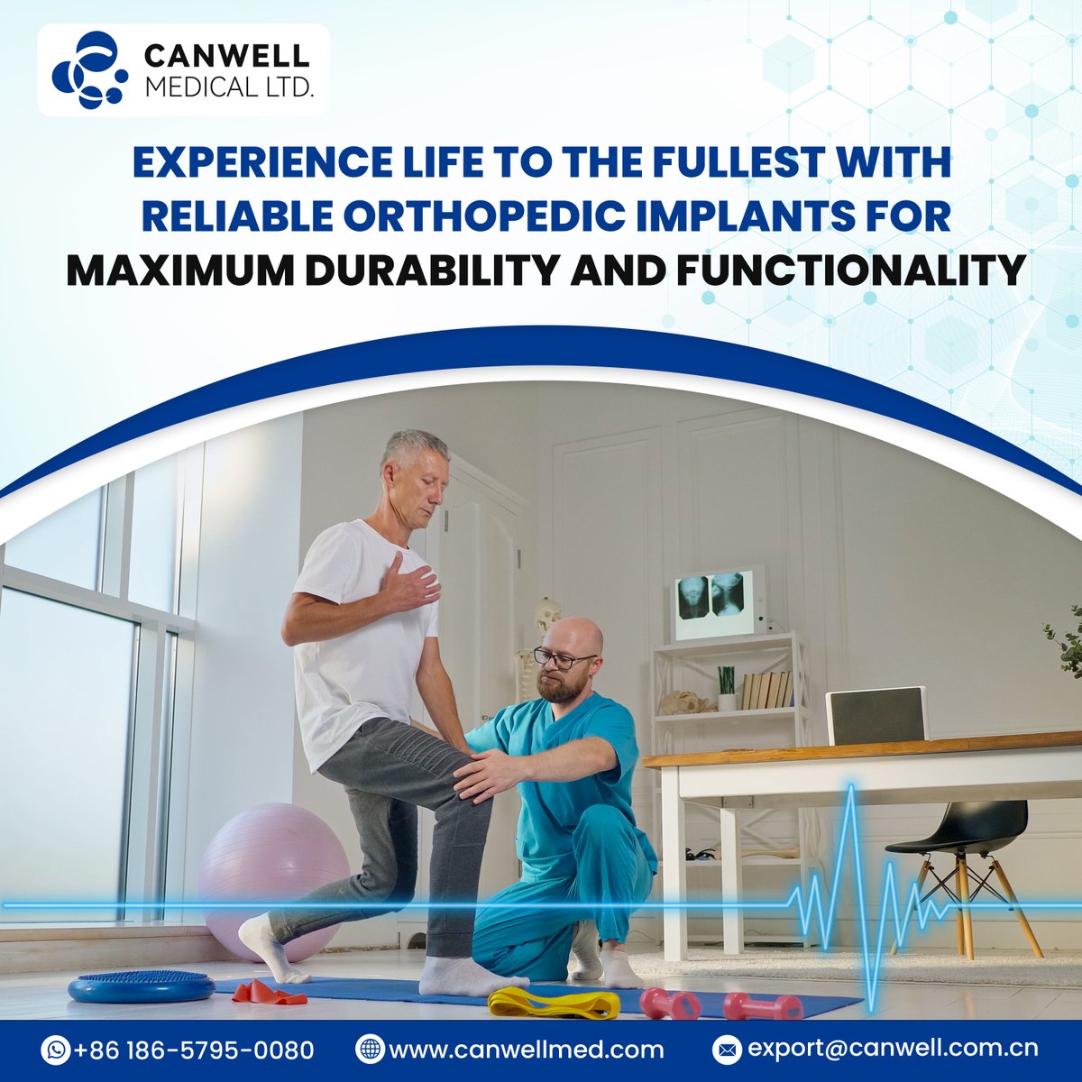 LtdCanwell's tweet photo. Make the most out of every day with Canwell Med's reliable orthopedic implants designed for maximum durability and functionality
#canwell #ortho #medical #MedTwitter #MedEd #MedicareForAll #Medicare #orthotwitter https://t.co/V7l0qja5oK