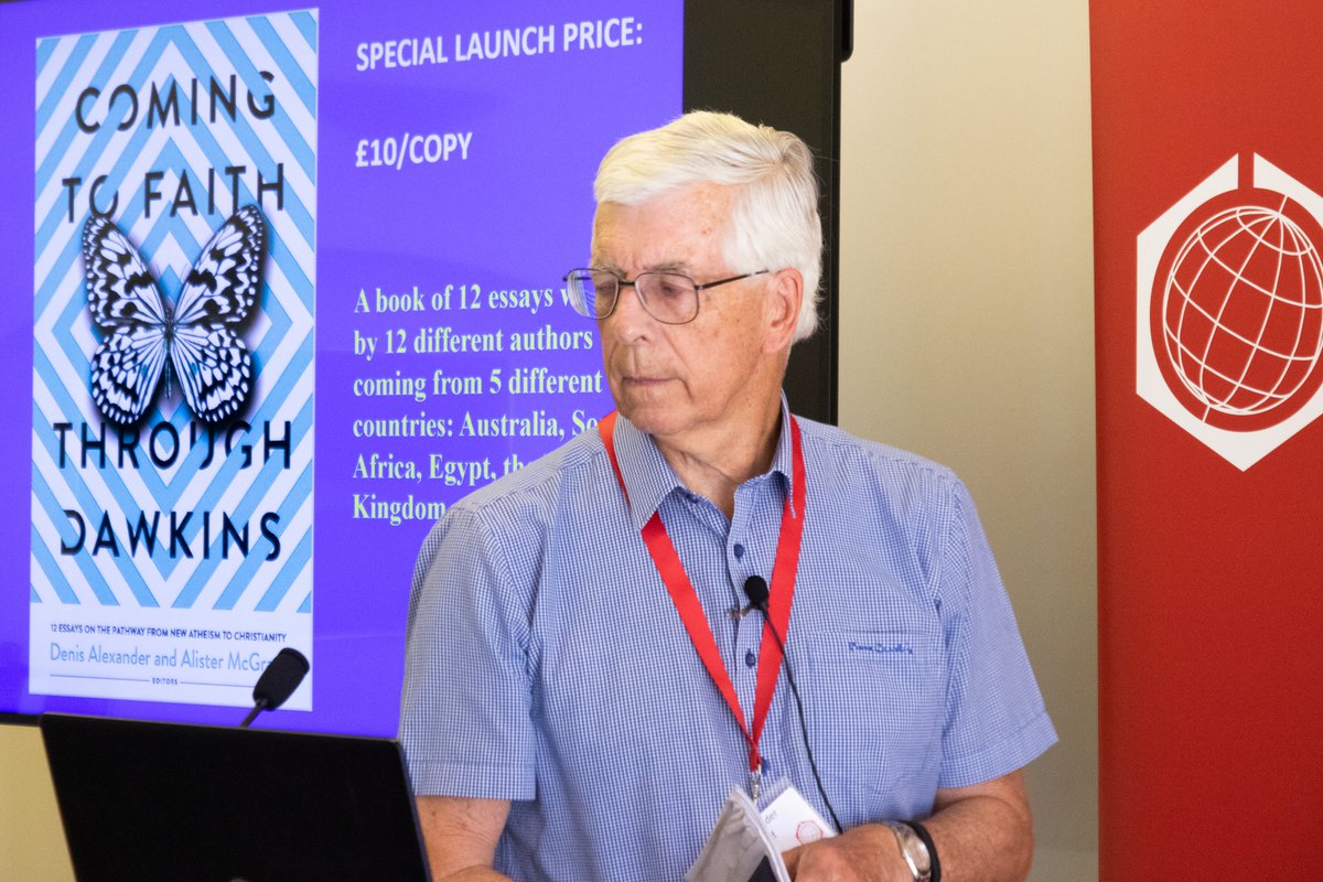 TheFaradayInst's tweet image. Dr Denis Alexander introduces COMING TO FAITH THROUGH DAWKINS, co-edited with Alister McGrath, featuring 12 stories of #atheists and #agnostics who became #Christians. Out in August 2023. #scienceandfaith #newbooks #hope_faith23