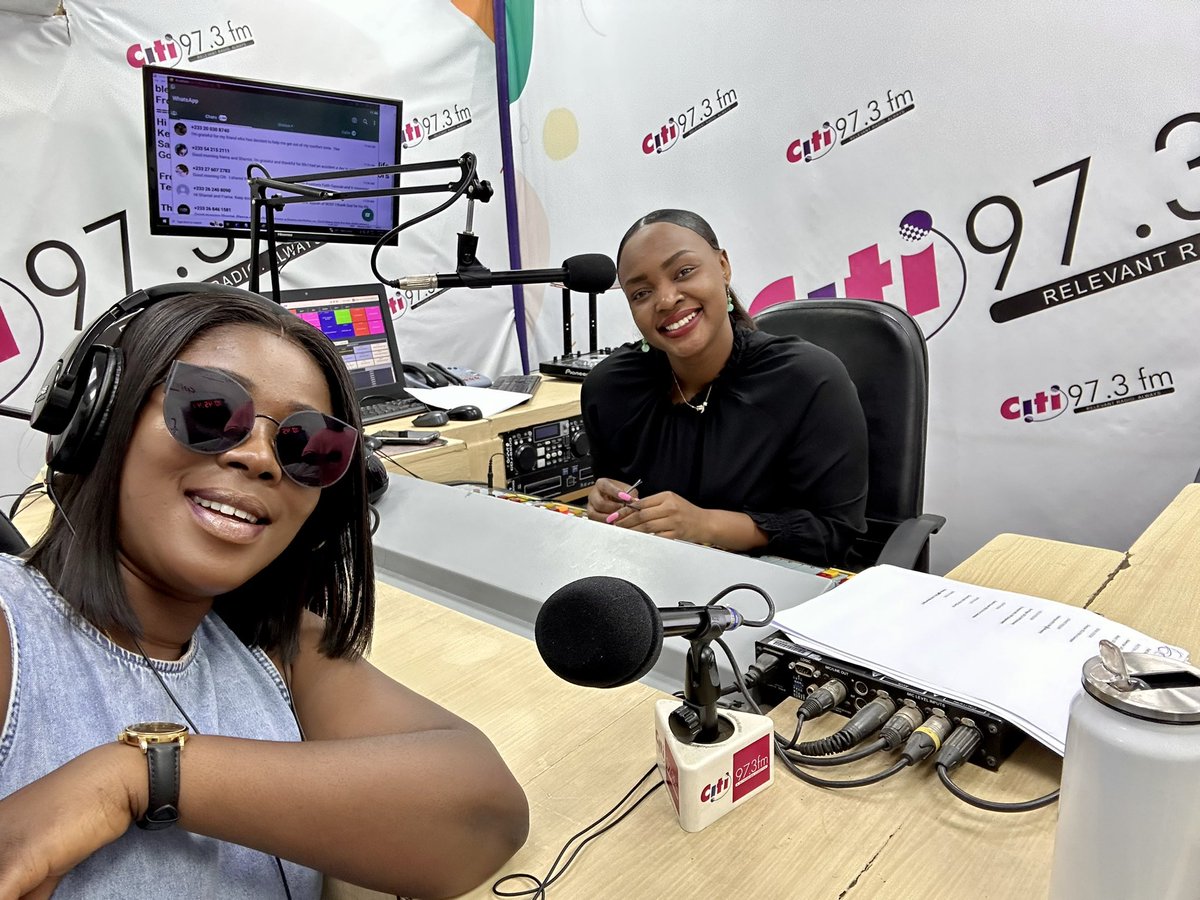 Citi973's tweet image. Only good vibes from the Dynamic Duo on #BrunchInTheCiti on Citi 97.3 FM. Tune In now! 
@Kasenagirl @fremaadunyame  #DynamicFriday