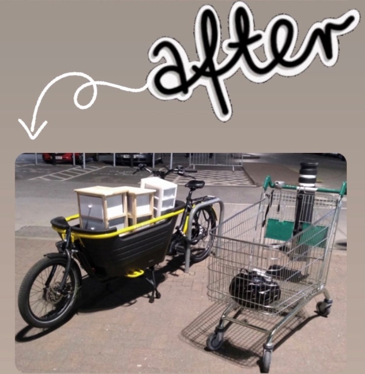 Gr8 news #Ecargobike #trial participants think 🚲 are spoke-tacular! So far: ~Kids wheely 🩷 #ecargobikes ~🚲 are gr8 for carrying & can handle lots of stuff🛒 (see pics!) ~⚡️is easier than expected If you're not two-tired of us more 📸 & info ⬇️⬇️! blogs.brighton.ac.uk/elevate/galler…