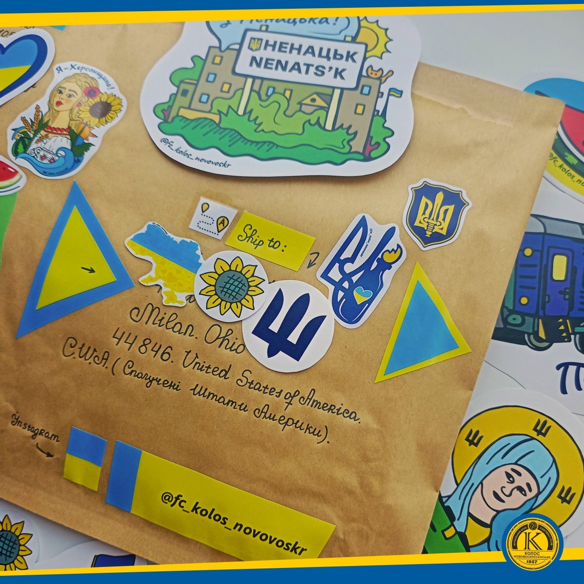 UkroArt's tweet photo. 💌 🇺🇦 📬 #Ukrainians #StickersUkraine #EuropaStickers #Майлен #Мілан #Огайо #США #Стікери #СтікериСША #АмерикаСтікери #AmericaStickers #УкраїнськіНаліпки #Стікерпак #NorwayStickers #УкраїнціСША #ЗУкраїни #ЛистЗУкраїни #Наліпки #Наклейки #УкраїнаНаклейки #АвторськіНаклейки https://t.co/FwGrrWbqO7