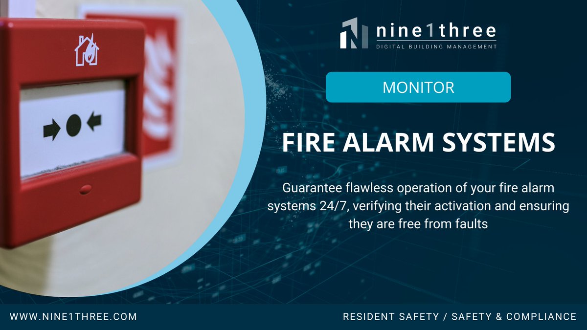 Increase fire safety in your buildings and for your residents with remote fire alarm monitoring! Find out how our system enables you to do this by calling us on 0203 036 1006 #FireSafety #FireAlarms #BuildingSafety