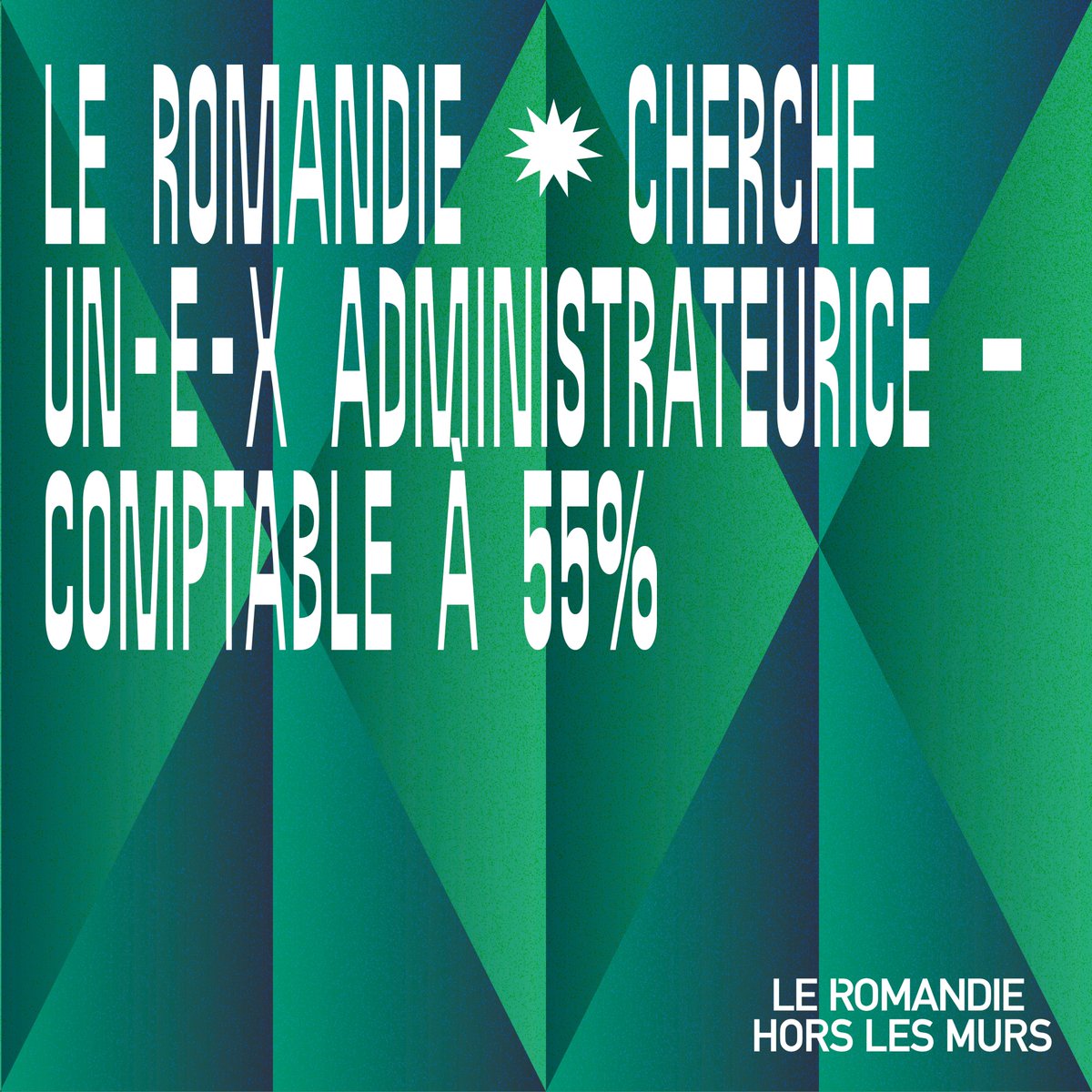 leRomandie's tweet photo. ✹ POSTE D'ADMINISTRATION ET COMPTABILITÉ À 55% ✹

Les chiffres et la stratégie financière c'est ton truc ? Tu aimes autant la musique que la comptabilité ? Alors rejoins l'équipe !

Plus d'infos ici → https://t.co/vO8N3CPe9W https://t.co/919X0L5B4g