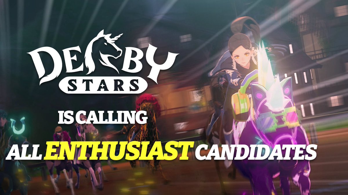 DerbyStars_HQ's tweet photo. Derby Stars wants you for ENTHUSIAST🤝

Enthusiasts are individuals with excellent talents to collaborate closely with CMs and Moderators 🫡
[https://t.co/U7N8G6RP6w]

Express your passion for Derby Stars!🦄🦄🦄

Apply Here 👇👇👇
https://t.co/HgW8UYVCBT https://t.co/SSk0bWDpyE