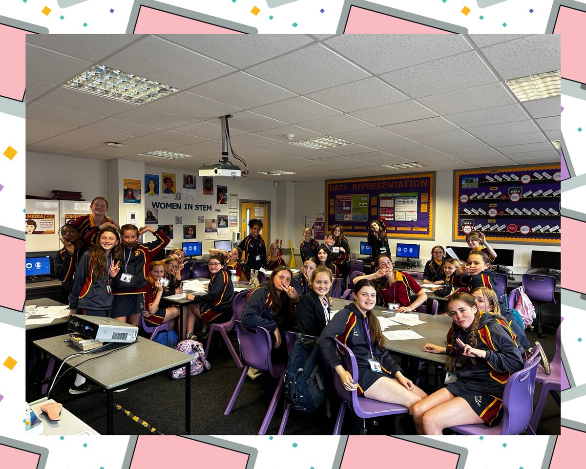 Computing_North's tweet photo. 🌟Our annual Girls in Computing event was a blast! The girls had a fantastic time delving into cyber security workshops with GCHQ and @sageuk. The future of women in tech is bright! 💪✨ #GirlsInComputing #CyberSecurity @KingsPriory https://t.co/sZSEcXSKbP