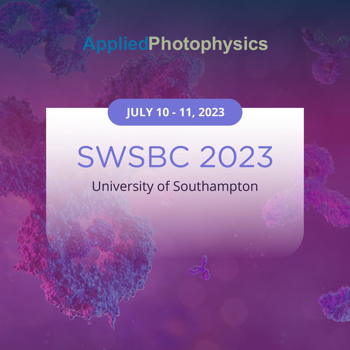 We are proud to sponsor this year's South West Structural Biology Consortium (#SWSBC). 🙌

Come and talk to us next week at the <a href="/unisouthampton/">University of Southampton</a> about how we can help with your structural biology applications.

#SWSBC2023 #structuralbiology #Southampton