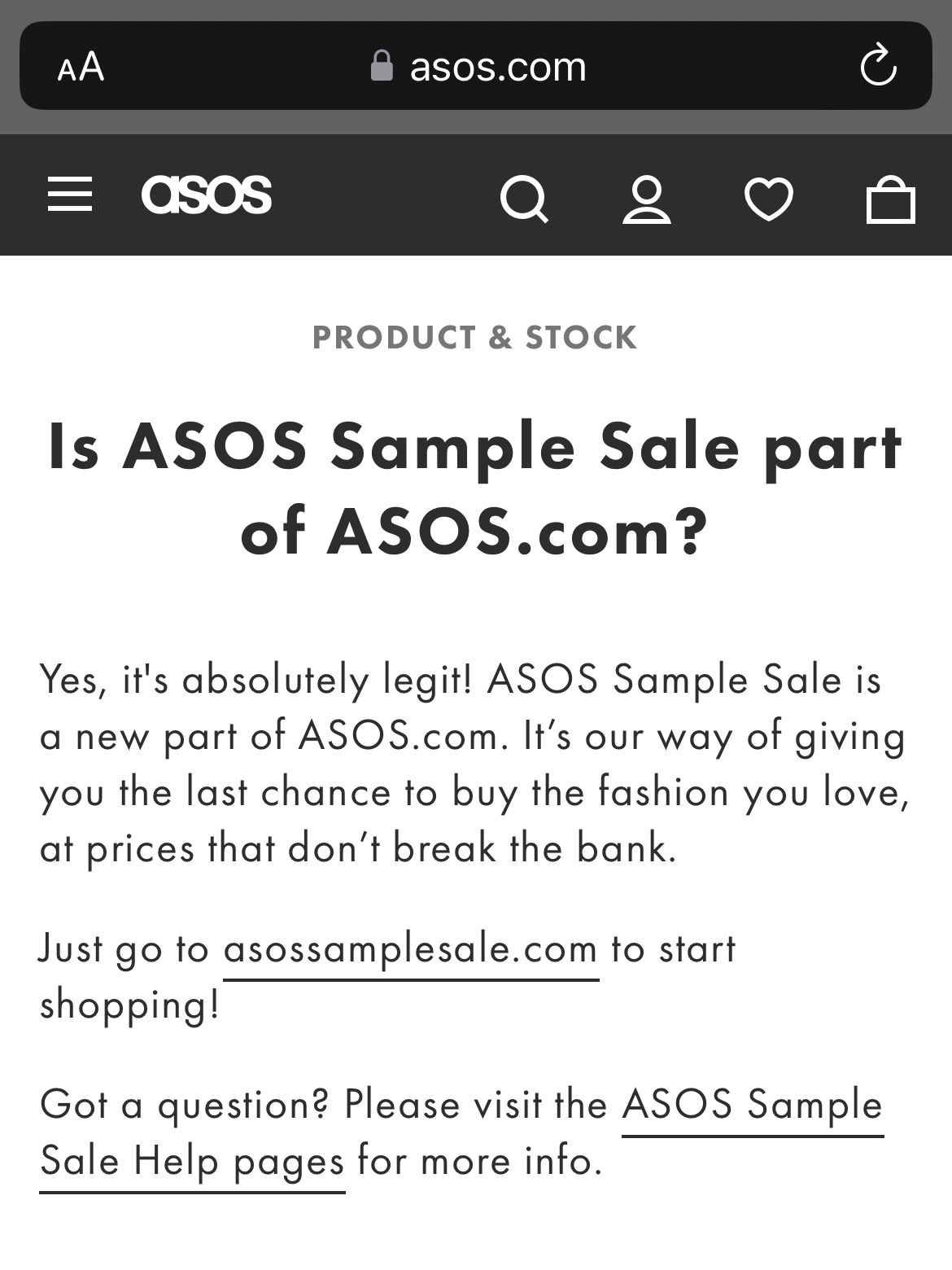 CATCH A GEM 💎 on Twitter "ASOS have launched a sample sale website