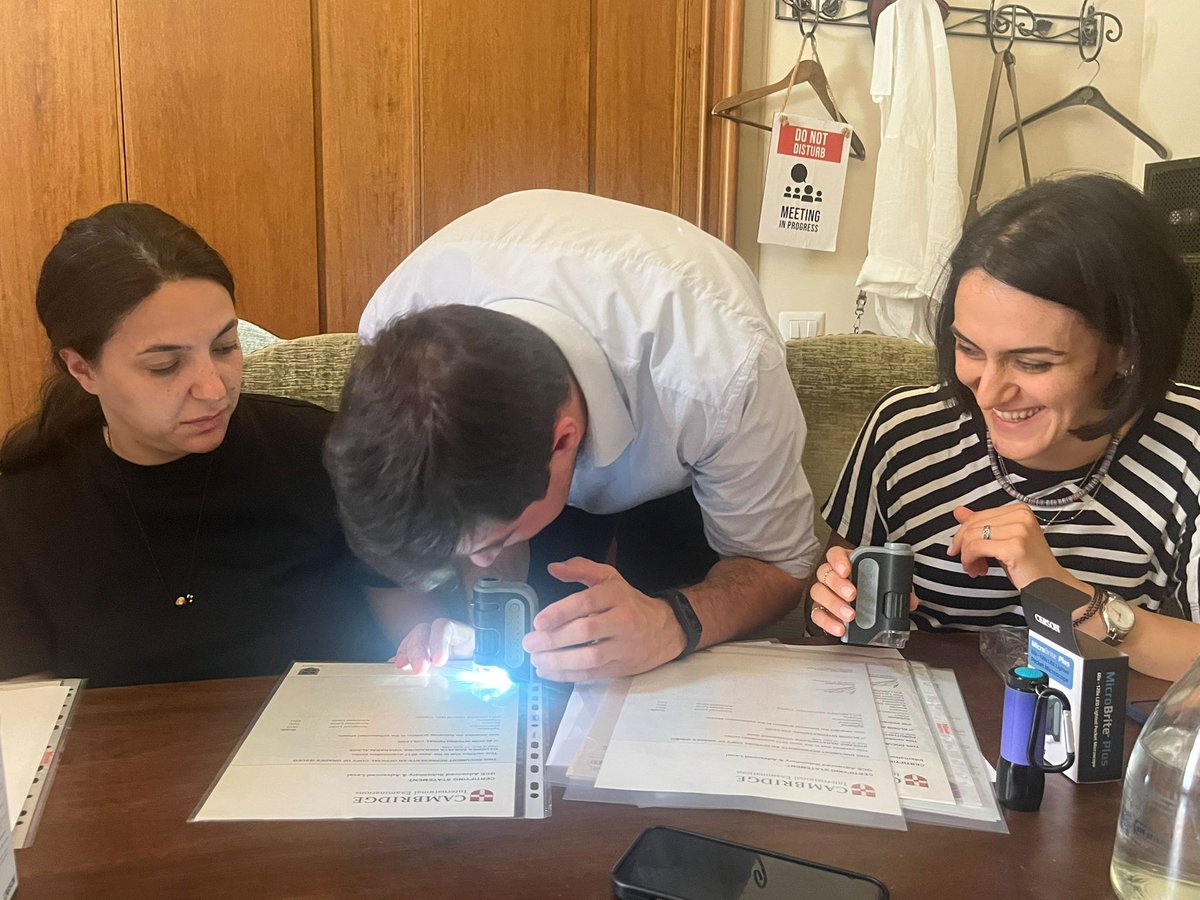 CIMEA_Naric's tweet photo. It was a pleasure to welcome our colleagues from @arm_enic for a study visit at @CIMEA_Naric these days 🇮🇹. The study visit, organised in the framework of @coe DETECT project, focused on #fraud in education. Looking forward to strengthening the cooperation between our centres. https://t.co/HNkeZVleID