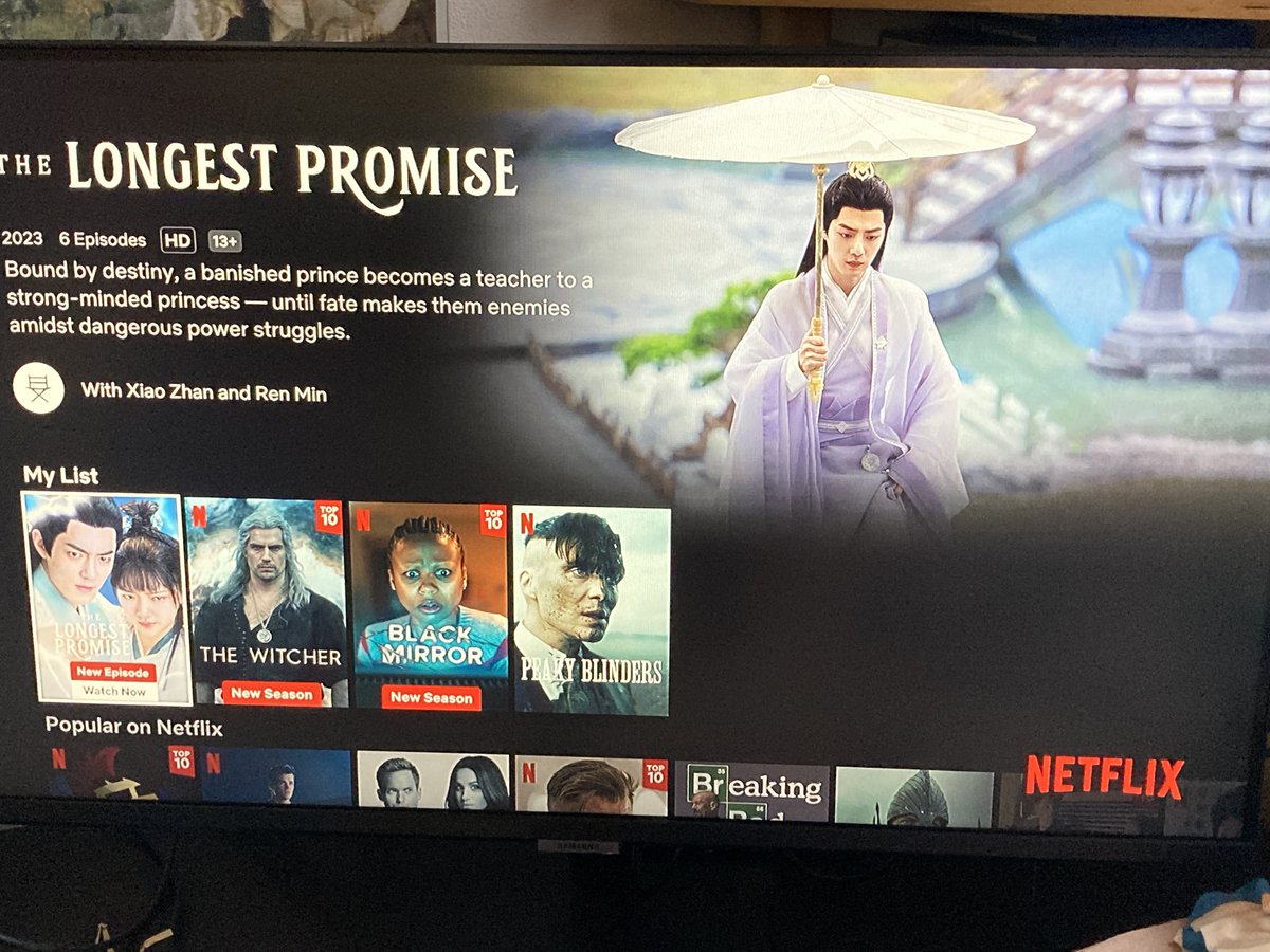 IndilAirfinde's tweet photo. from today the amazing fantasy drama #TheLongestPromise is available on Netflix 🤩 broadcasted almost at same time that China! First time i see a cdrama doing this on an international platform like Netflix! 

#XiaoZhanShiYingNetflix
THE LONGEST PROMISE NETFLIX
#XiaoZhan https://t.co/9oBJL0mLYj