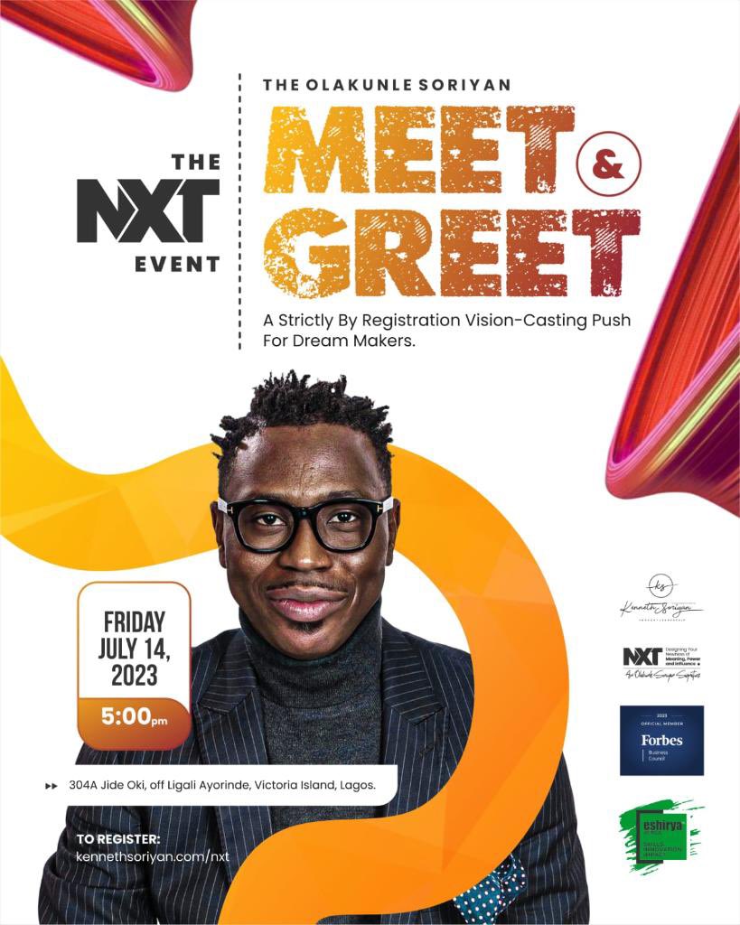 Dallas was done May 20th. Now it’s Lagos, NIgeria. It’s my exclusive PK-BOOK-OF-LIFE MEET&amp;GREET 2023 Tour. Come and hangout as you take a peep into the miracle we are creating in the world and exactly how we are doing it. 

The PK-BOOK-OF-LIFE is a Universe existing parallel to