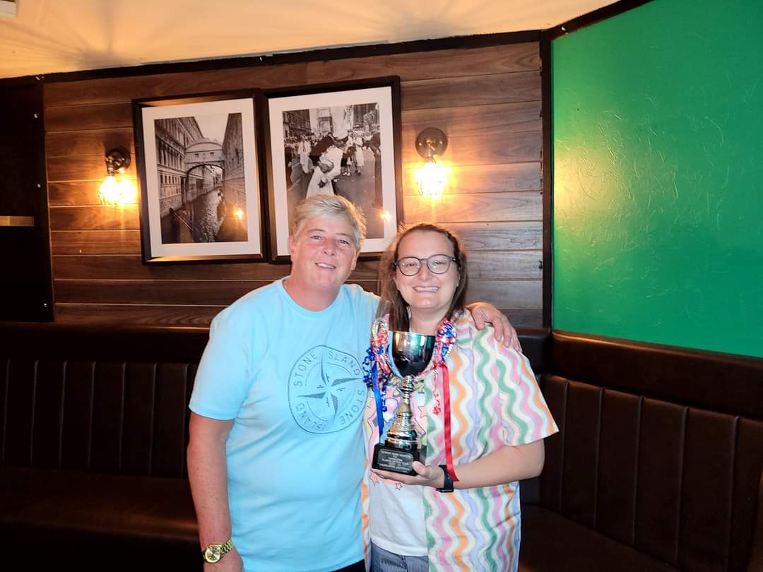 🏆 Our last trophy was for Managers Player of the Year.

Congratulations to Captain <a href="/LAJohnston87/">LAJ</a> who was awarded her second trophy of the night after collecting a Joint Players Player of the Year.

Previous Manager Mandy Doogan was there on the night to present the award.