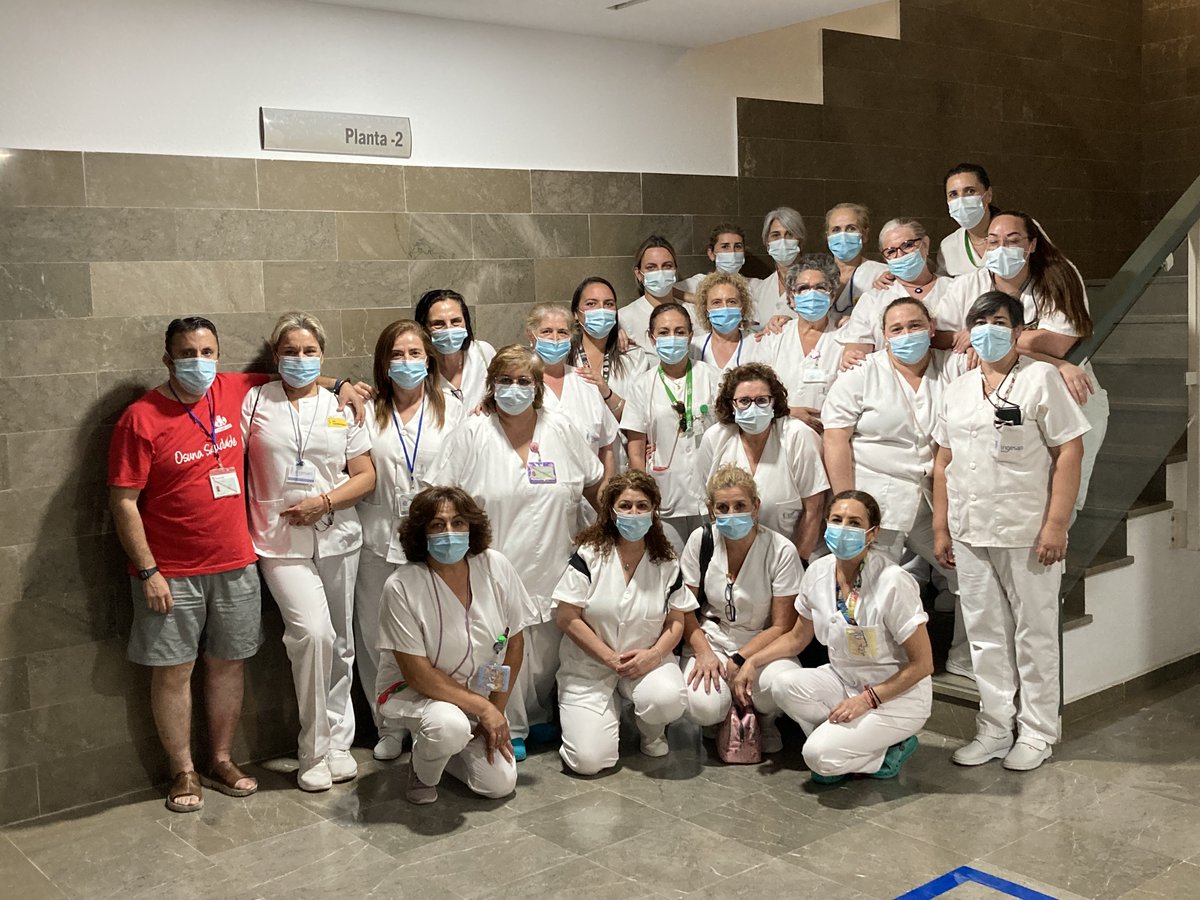 🌞Os damos los #BuenosdíasAGSO con el equipo de limpiadoras del Hospital de Osuna, de OHL Servicios-Ingesan

💦La limpieza y desinfección diaria de nuestro hospital es esencial para garantizar la salud y la seguridad de pacientes. ¡Gracias por mantenerlo como los chorros del oro!
