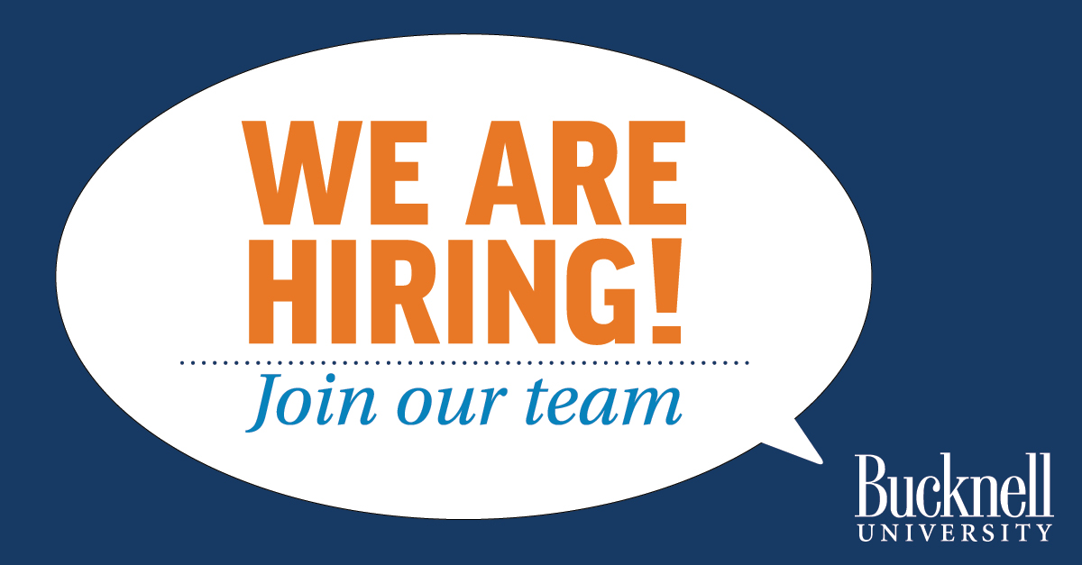 BucknellU's tweet image. 📣 We are hiring!

Come join our team at #Bucknell, where you can help prepare students for a lifetime of critical thinking, strong leadership, exploration, creativity and imagination. 🔶🔷

See what jobs are available and apply today! 
➡️ jobs.bucknell.edu