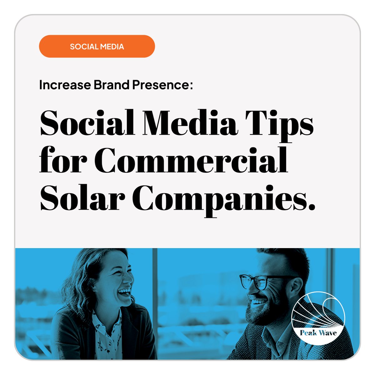 peakwaveagency's tweet photo. In this blog post, we will explore effective social media marketing tips specifically tailored for commercial solar companies. Link in bio.

#PeakWaveAgency #CommercialSolarPower #CommercialBatteryStorage #SolarMarketing #SolarAdvertising #SolarAgency https://t.co/3rgvnMYJ3i