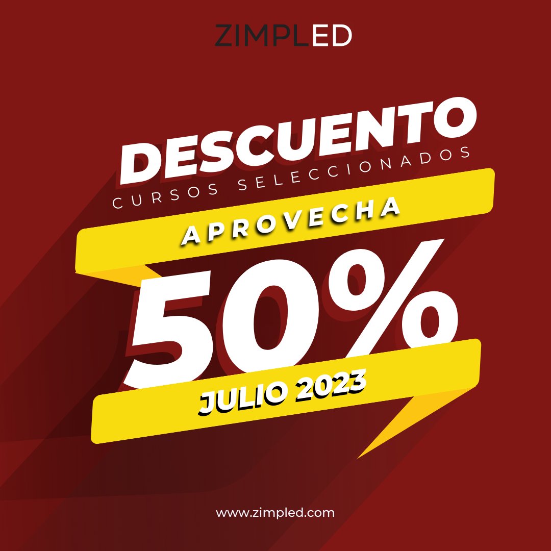ZimplEd_'s tweet photo. Aprovecha nuestra oferta de 50% de descuento en TODOS nuestros cursos si te inscribes durante Julio 2023 usando el cupón: ZIM_JULIO23
#Zimpled #Certificacion #safe #agilidad #saledagile #productowner #scrummaster #architect #agile #desarrolloprofesional https://t.co/4EXrT4GYiD