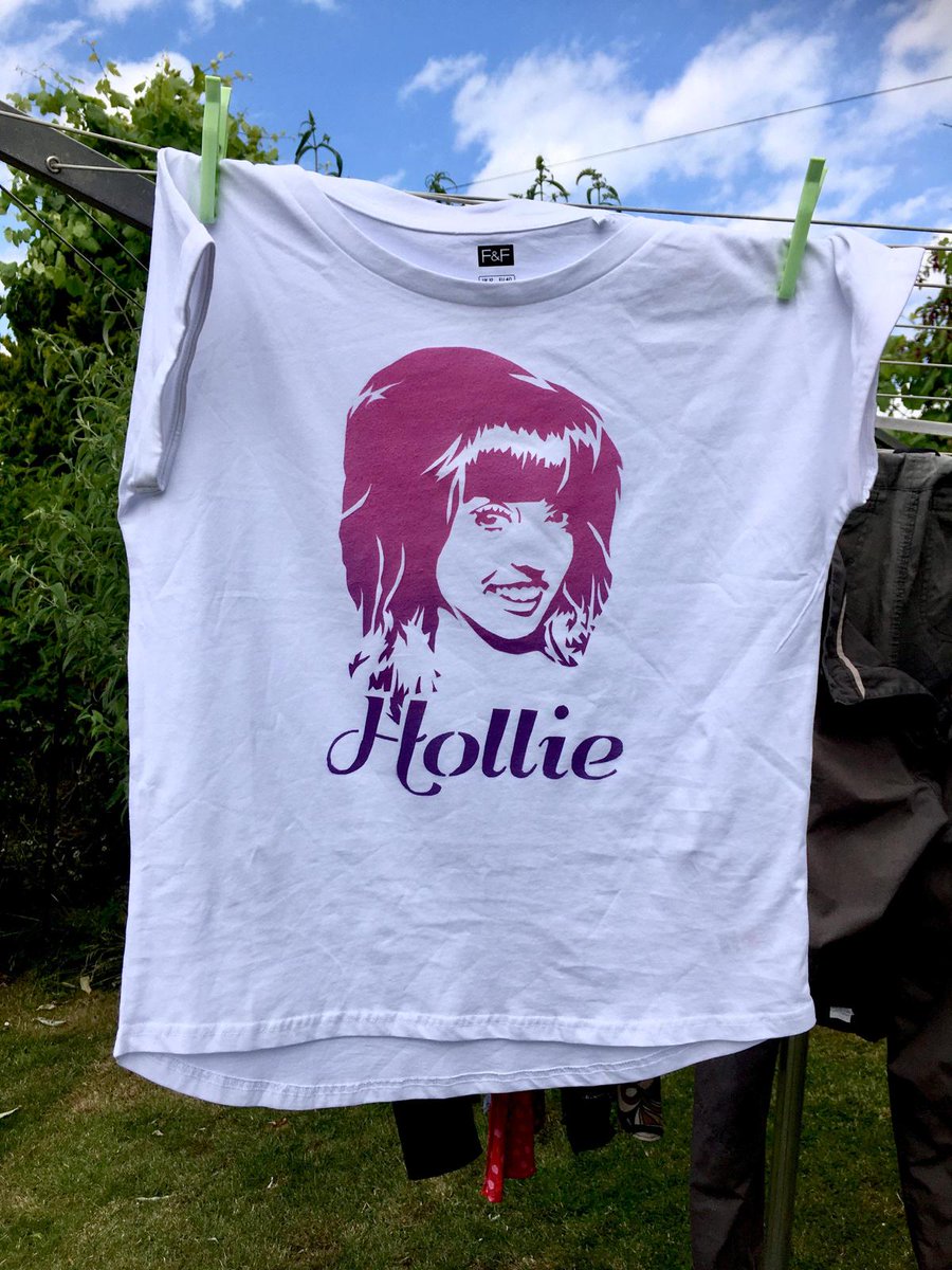 We're really excited about our spray painting workshop next Thursday 13th July raising awareness for the #holliegazzardtrust Mrs. Woodward has done a grand job printing up t-shirts for the helpers. Come and have a go 4-8pm in the art block and take away your very own artwork.