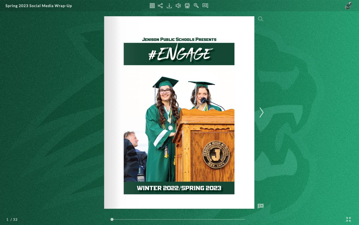 The latest issue of #Engage, our social media recap, is now available! Check out our top posts - from Grandpa John's surprise gift to the Wildcat Fieldhouse ribbon cutting to graduation. Photos, links, and so much more! jpsonline.org/Engage.aspx