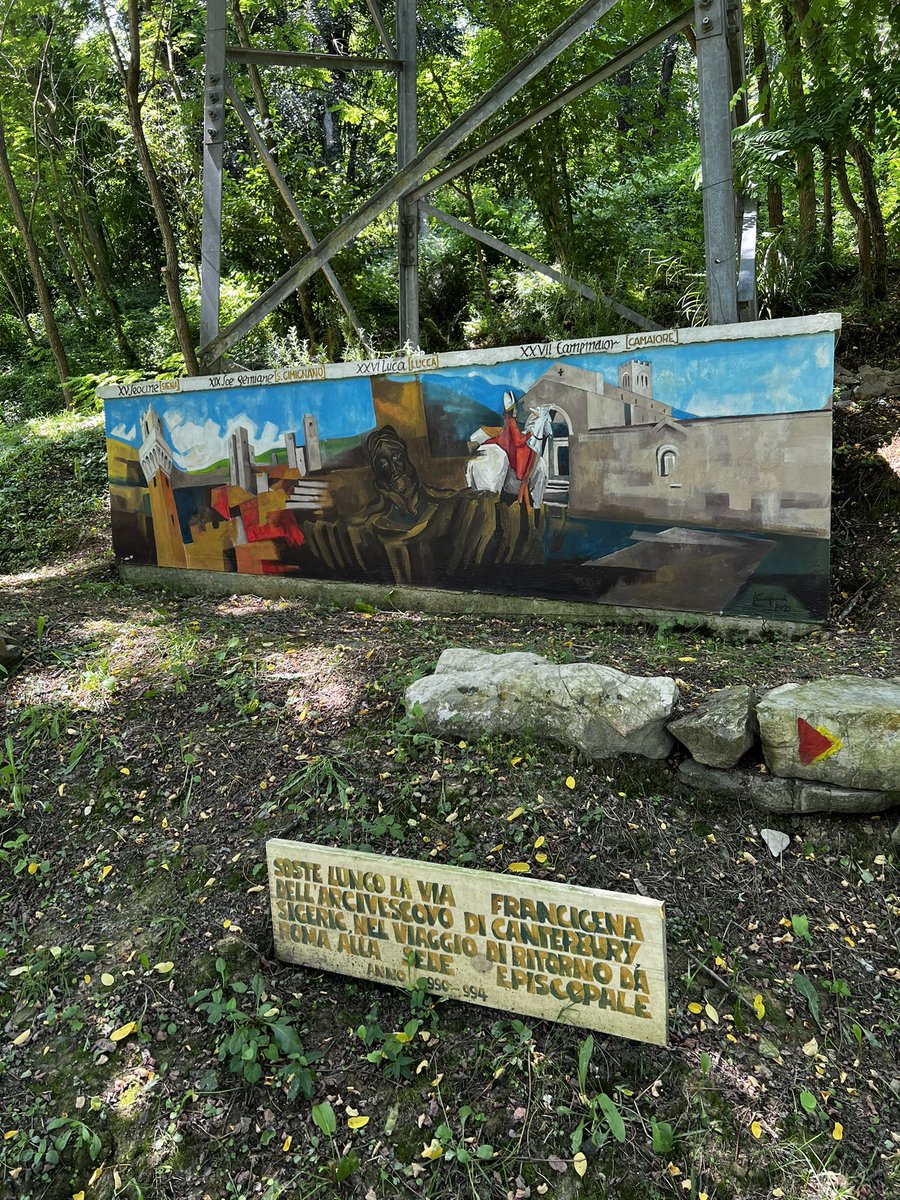 RamblingHUK's tweet photo. A walk along a portion of the Via Francigena pilgrimage route in Camaiore. 

The ancient route leads from Canterbury to Rome via France and Switzerland, then onto Apulia, once a popular port for pilgrims heading to the Holy Land. 

#History #Italy https://t.co/hJ945848YO