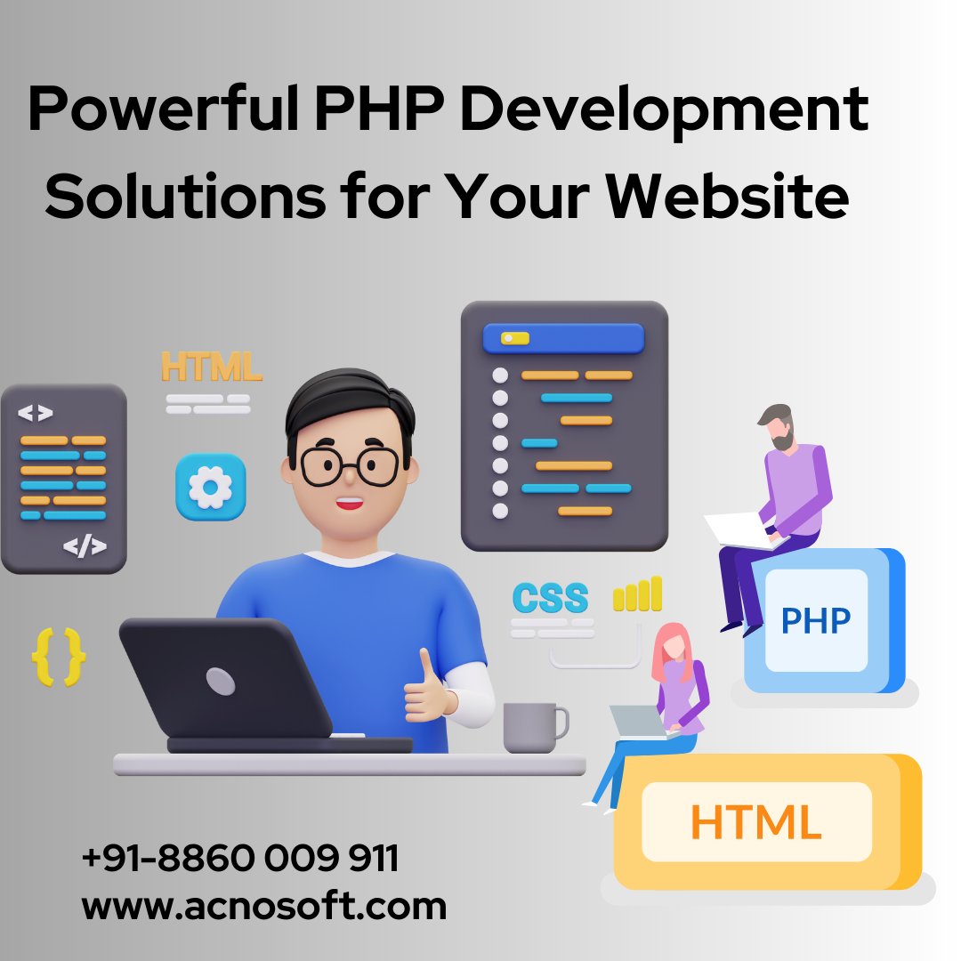 acnosoft's tweet image. 🚀 Boost your website&apos;s potential with powerful PHP development solutions! 🌟Acnosoft&apos;s expert team Create customized websites to your Unique Needs.

acnosoft.com
info@acnosoft.com
+91-8860 009 911

#PHPDevelopmentSolutions
#WebsiteSolutions 
#AcnosoftAgency