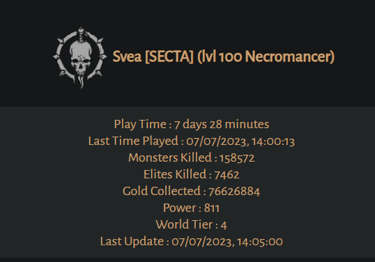 Pr0fCryBaby's tweet photo. got my 1st Howl from Below at lvl100, after 168h28mins of playing my Necro. no need to fix your game, Blizz. it's all good
ps: rolls are shit but can't complain when you don't have a choice
@Diablo @Blizzard_Ent @BlizzardCS #DiabloIV #Diablo4 #Grinding #howlfrombelow #necromancer https://t.co/AqJwlvFMRz