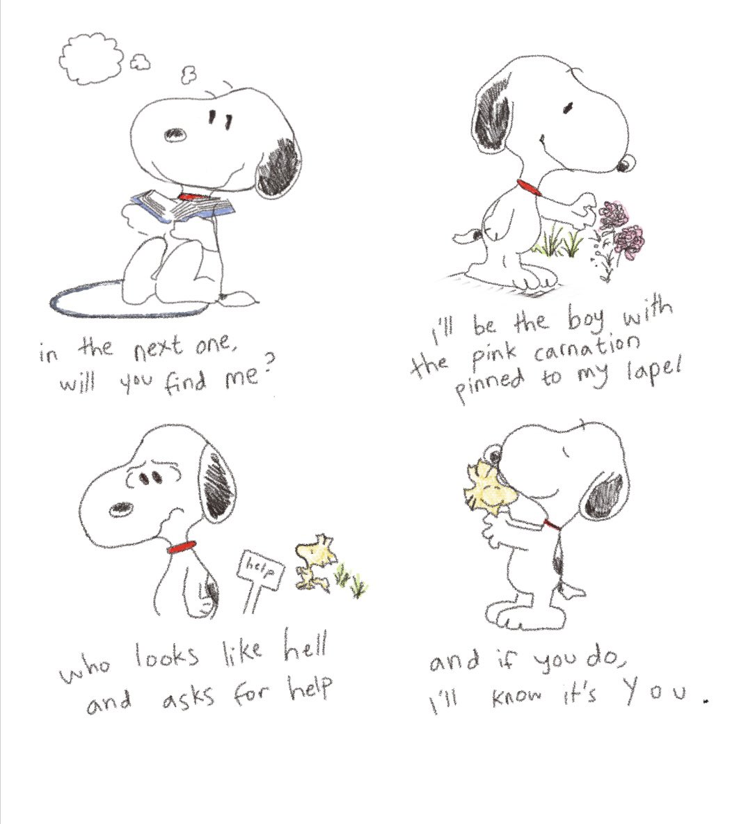 brogeniusx's tweet image. snoopy x we’re in love 
made by me 💋