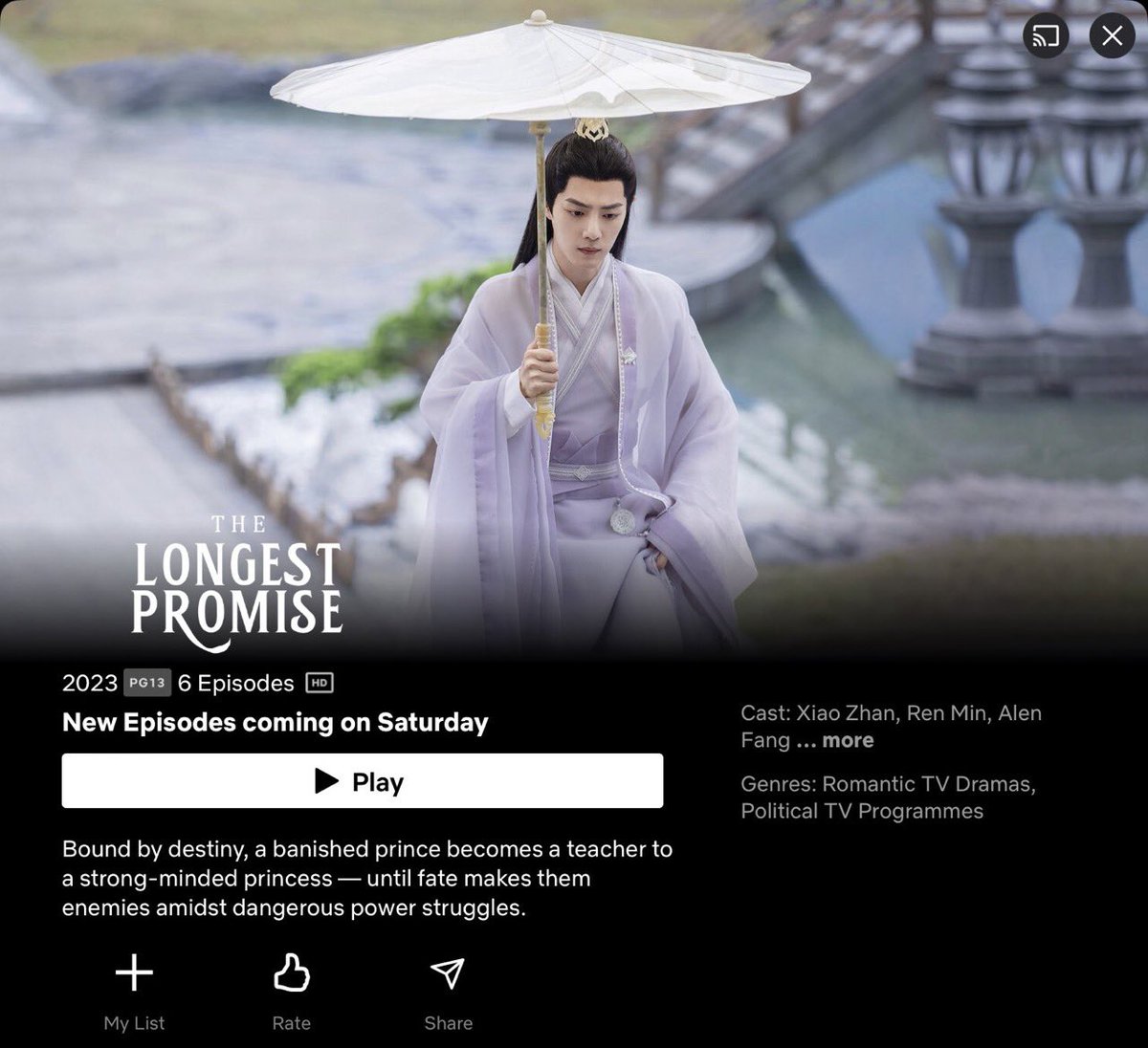 USAXiaoZhanXFX's tweet photo. Let’s watch! Xiao Zhan’s The Longest Promise is on Netflix!
XIAO ZHAN THE LONGEST PROMISE NETFLIX
#XiaoZhanShiYingNetflix https://t.co/pOOQGGQ7Zj