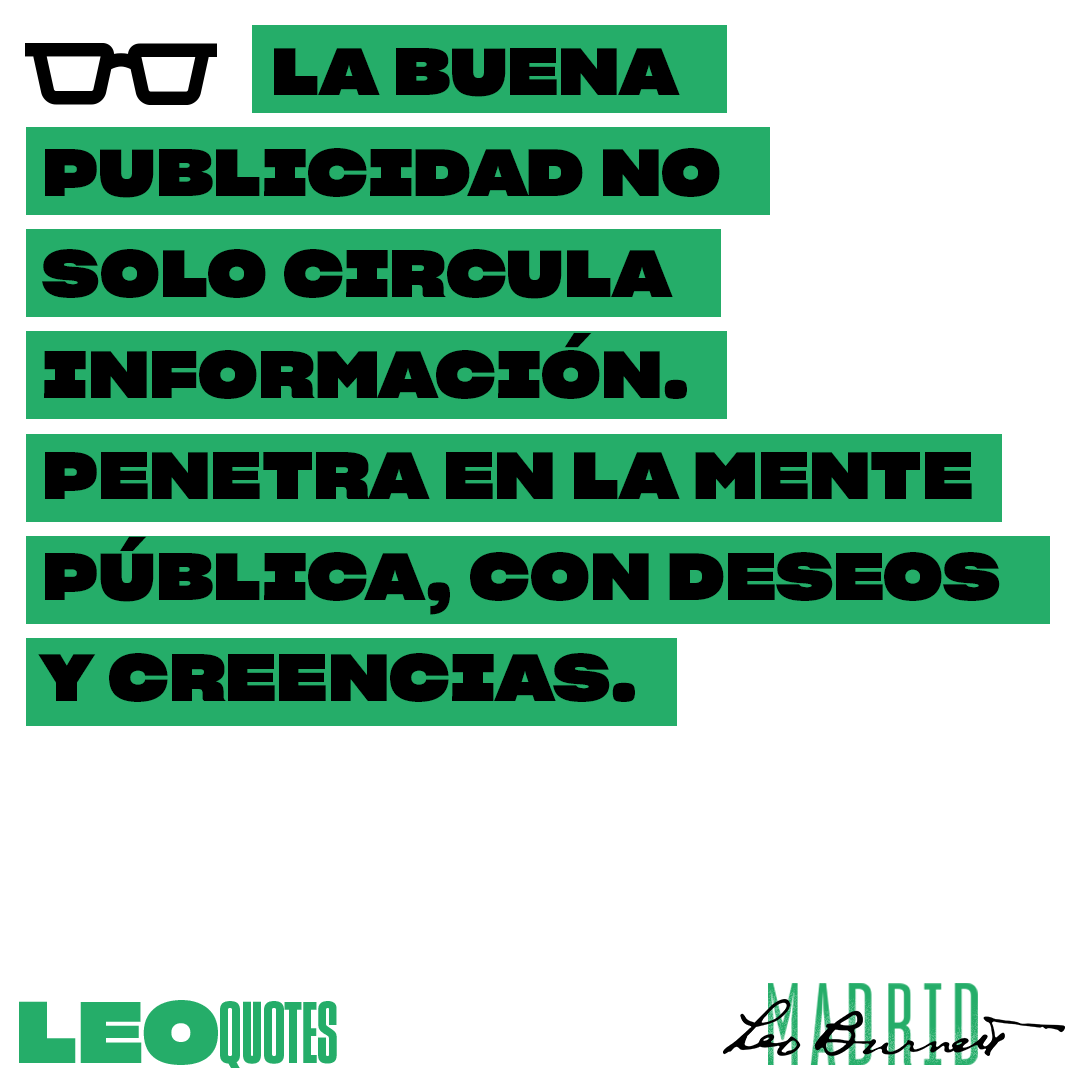 Y con este post no solo queremos circular información...

#LeoQuotes