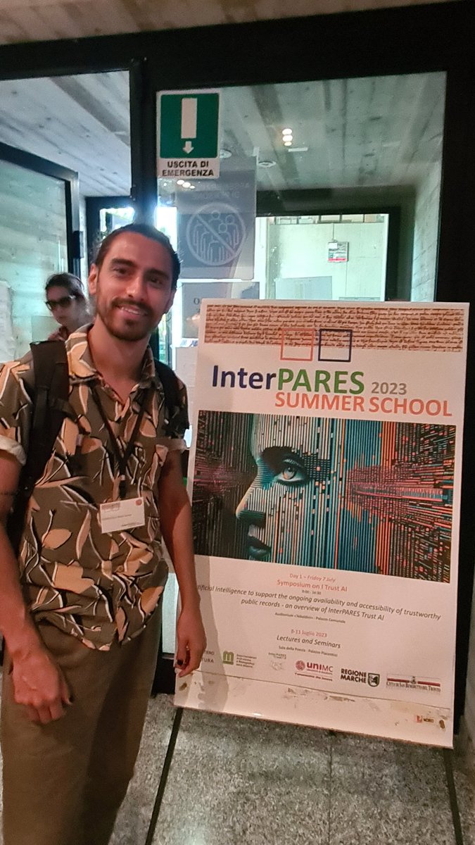 jonasferrigolo's tweet photo. E começa hoje o InterPARES Summer School, em San Benedetto del Tronto, na Itália. Vou tentar postar atualizações e imagens de slides. Artificial Inteligência nos Arquivos. #interpares @itrustai https://t.co/rWtI0baLRJ